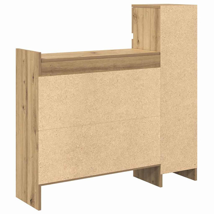 Dulap pentru pantofi Stejar Artizanal 100,5 x 28 x 100 cm - WALTI WALTI