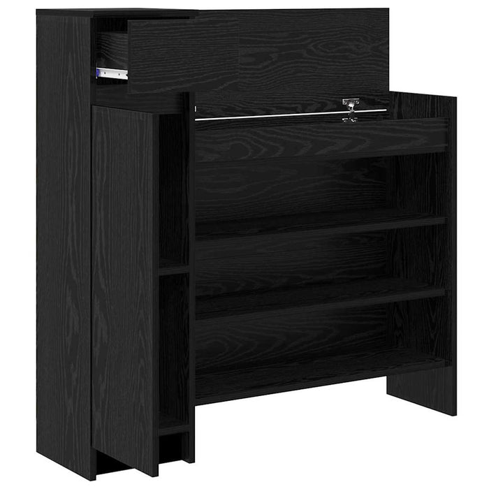 Dulap pentru pantofi cu sertar Stejar Negru 100,5 x 28 x 100 cm - WALTI WALTI