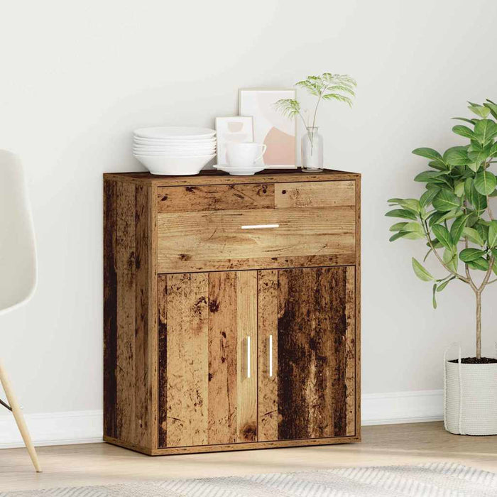 Bufet cu sertar Lemn vechi 60 x 31 x 70 cm Lemn compozit - WALTI WALTI