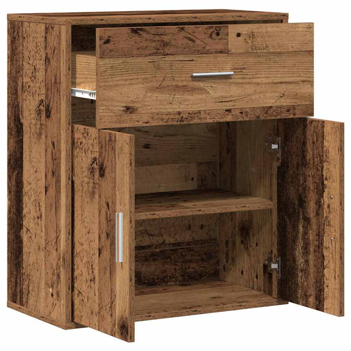 Bufet cu sertar Lemn vechi 60 x 31 x 70 cm Lemn compozit - WALTI WALTI