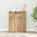 Bufet cu sertar Stejar Artizanal 60 x 31 x 70 cm Lemn compozit - WALTI WALTI