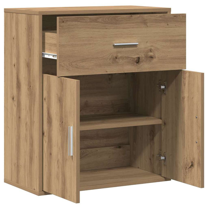 Bufet cu sertar Stejar Artizanal 60 x 31 x 70 cm Lemn compozit - WALTI WALTI