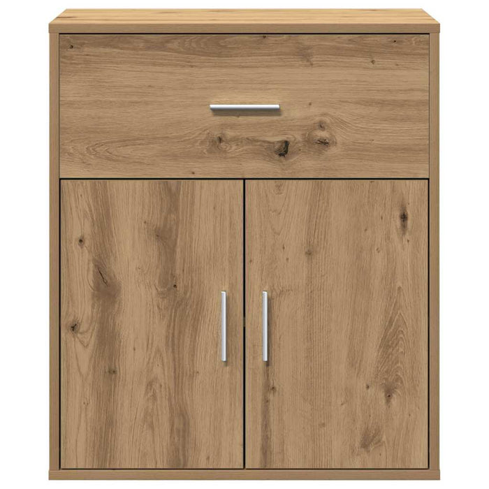 Bufet cu sertar Stejar Artizanal 60 x 31 x 70 cm Lemn compozit - WALTI WALTI