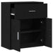 Bufet cu sertar Stejar Negru 60 x 31 x 70 cm Lemn compozit - WALTI WALTI