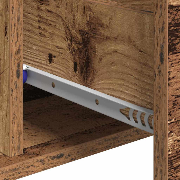 Bufet cu sertar Lemn vechi 60 x 31 x 70 cm Lemn compozit - WALTI WALTI