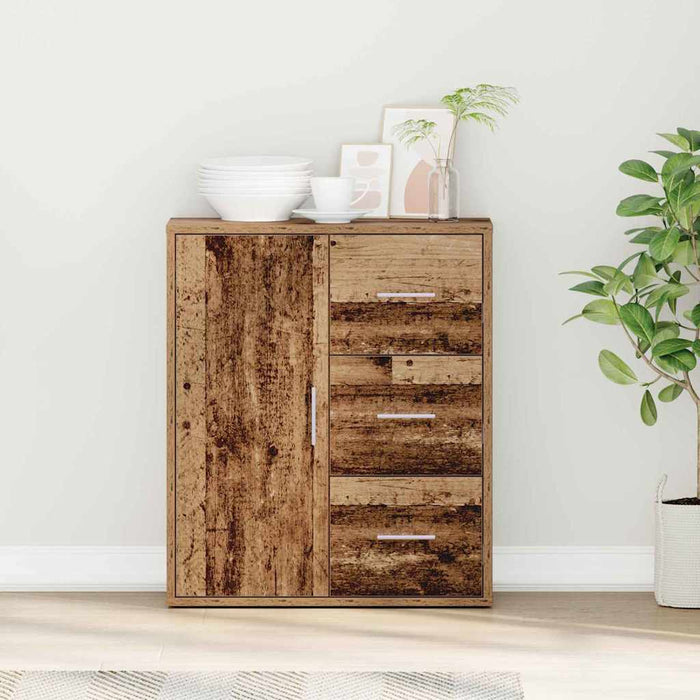 Bufet cu sertar Lemn vechi 60 x 31 x 70 cm Lemn compozit - WALTI WALTI