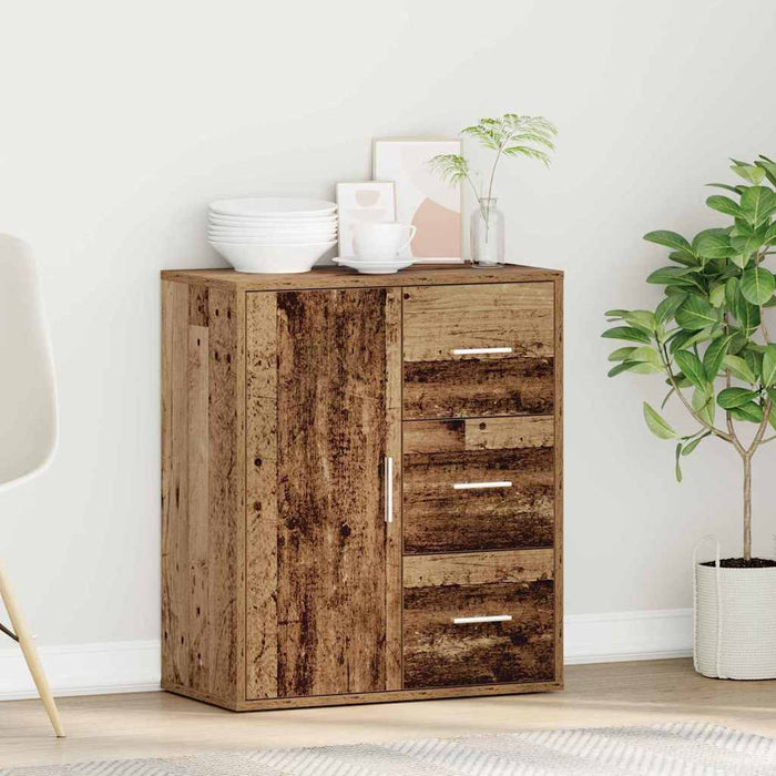 Bufet cu sertar Lemn vechi 60 x 31 x 70 cm Lemn compozit - WALTI WALTI