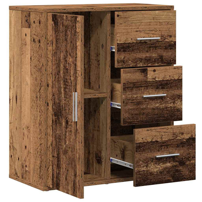 Bufet cu sertar Lemn vechi 60 x 31 x 70 cm Lemn compozit - WALTI WALTI