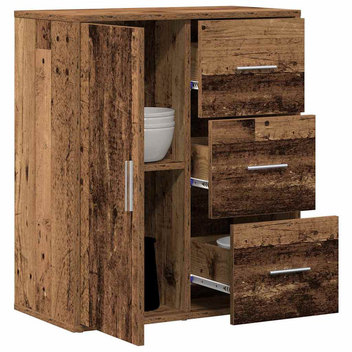 Bufet cu sertar Lemn vechi 60 x 31 x 70 cm Lemn compozit - WALTI WALTI