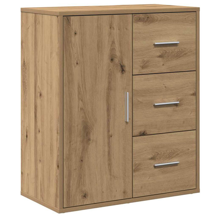 Bufet cu sertar Stejar Artizanal 60 x 31 x 70 cm Lemn compozit - WALTI WALTI