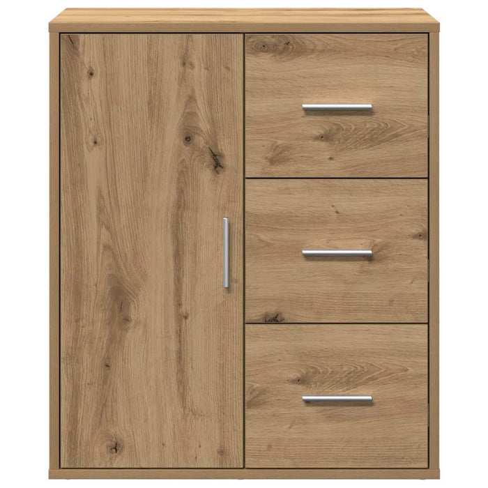 Bufet cu sertar Stejar Artizanal 60 x 31 x 70 cm Lemn compozit - WALTI WALTI