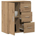Bufet cu sertar Stejar Artizanal 60 x 31 x 70 cm Lemn compozit - WALTI WALTI