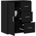 Bufet cu sertar Stejar Negru 60 x 31 x 70 cm Lemn compozit - WALTI WALTI