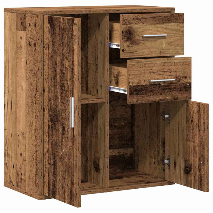 Bufet cu sertar Lemn vechi 60 x 31 x 70 cm Lemn compozit - WALTI WALTI