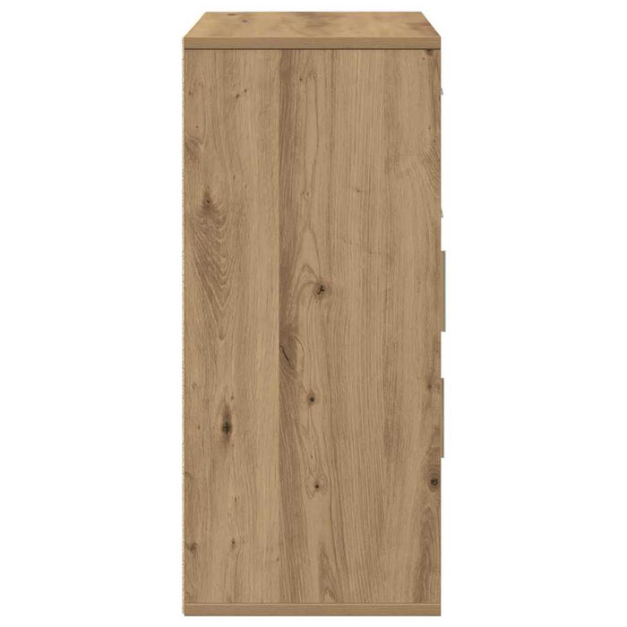 Bufet cu sertar Stejar Artizanal 60 x 31 x 70 cm Lemn compozit - WALTI WALTI