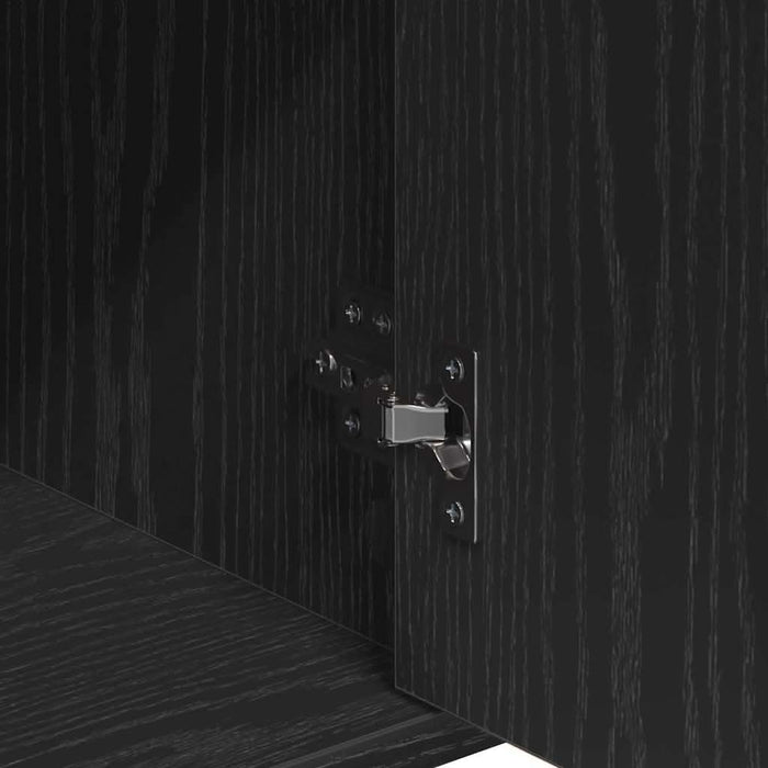 Bufet cu sertar Stejar Negru 60 x 31 x 70 cm Lemn compozit - WALTI WALTI
