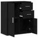 Bufet cu sertar Stejar Negru 60 x 31 x 70 cm Lemn compozit - WALTI WALTI