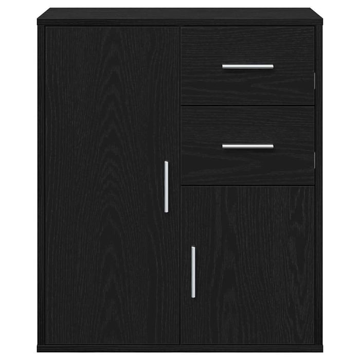 Bufet cu sertar Stejar Negru 60 x 31 x 70 cm Lemn compozit - WALTI WALTI