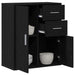 Bufet cu sertar Stejar Negru 60 x 31 x 70 cm Lemn compozit - WALTI WALTI