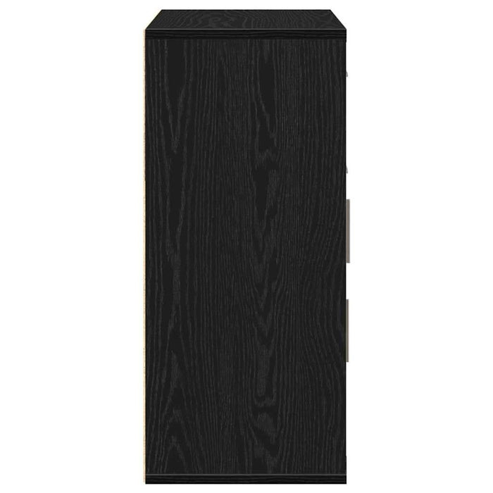 Bufet cu sertar Stejar Negru 60 x 31 x 70 cm Lemn compozit - WALTI WALTI