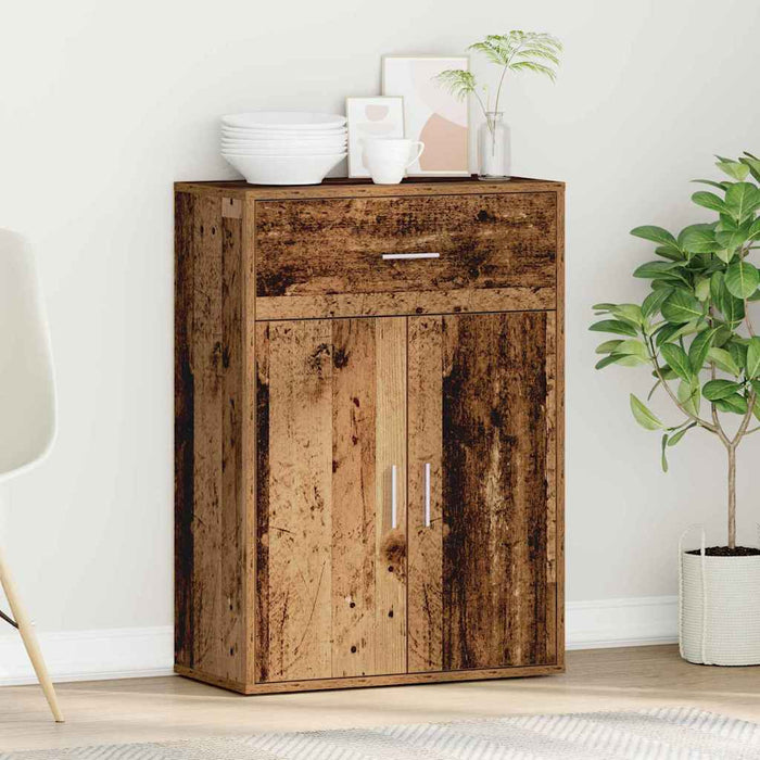 Bufet cu sertar Lemn vechi 60 x 30 x 84 cm Lemn compozit - WALTI WALTI