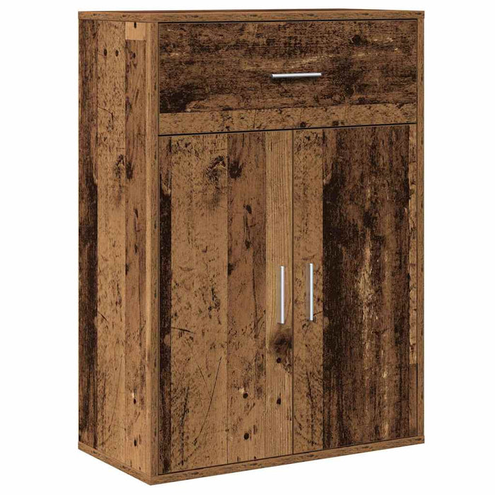 Bufet cu sertar Lemn vechi 60 x 30 x 84 cm Lemn compozit - WALTI WALTI