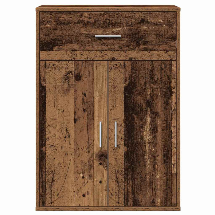 Bufet cu sertar Lemn vechi 60 x 30 x 84 cm Lemn compozit - WALTI WALTI