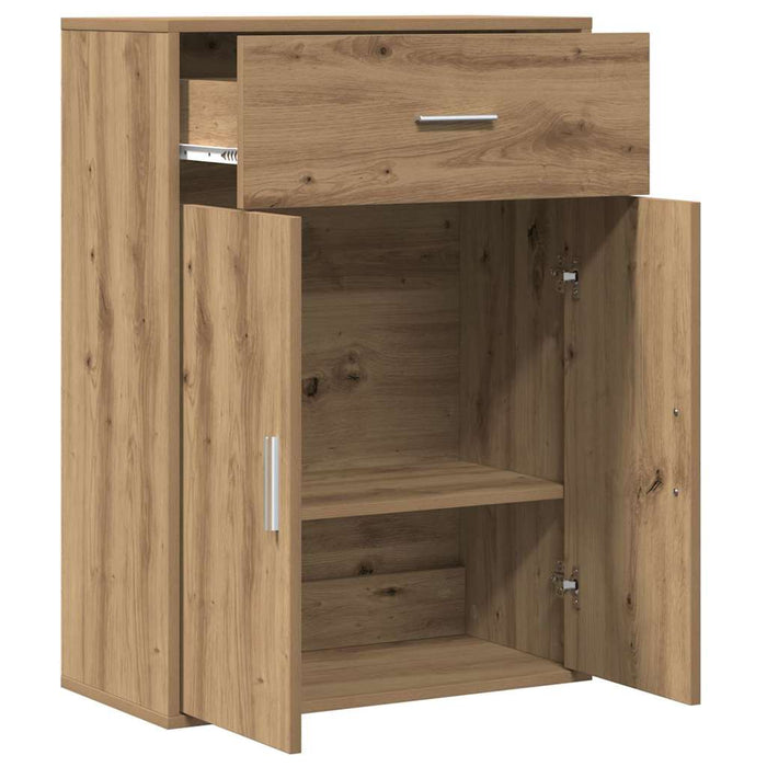 Bufet cu sertar Stejar Artizanal 60 x 30 x 84 cm Lemn compozit - WALTI WALTI