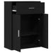 Bufet cu sertar Stejar Negru 60 x 30 x 84 cm Lemn compozit - WALTI WALTI