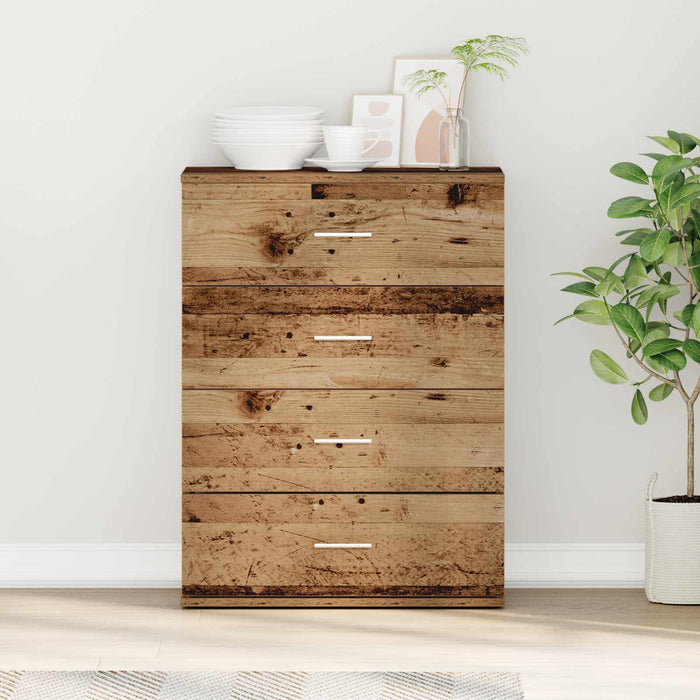 Bufet cu sertar Lemn vechi 60 x 39 x 80 cm Lemn compozit - WALTI WALTI