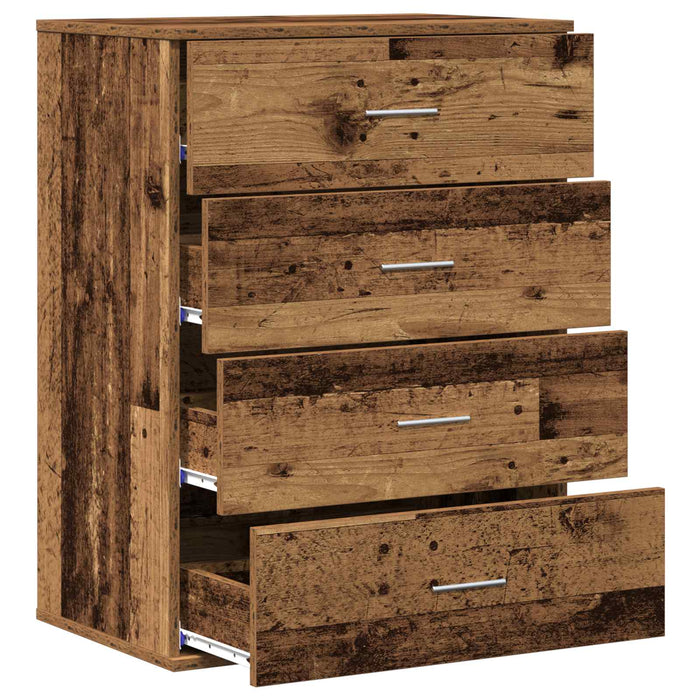 Bufet cu sertar Lemn vechi 60 x 39 x 80 cm Lemn compozit - WALTI WALTI
