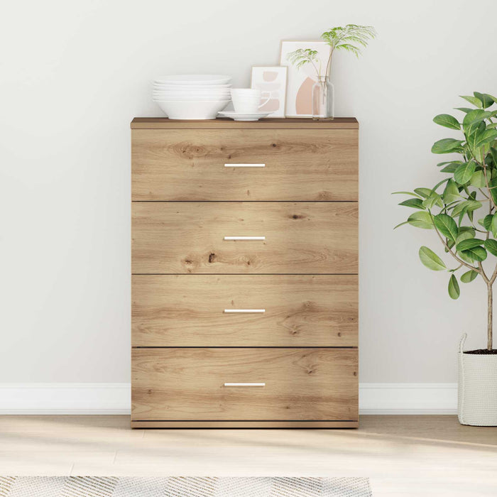 Bufet Stejar Artizanal 60 x 39 x 80 cm Lemn compozit WALTI