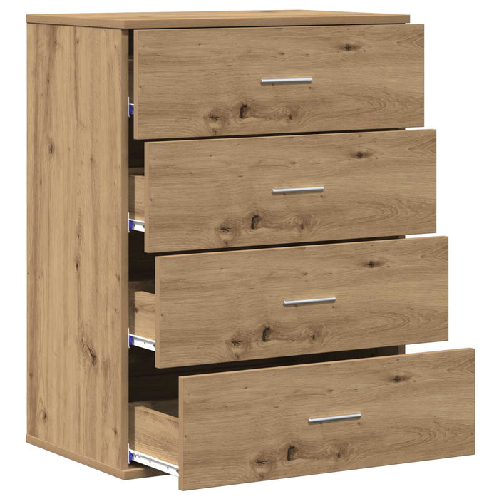 Bufet Stejar Artizanal 60 x 39 x 80 cm Lemn compozit WALTI