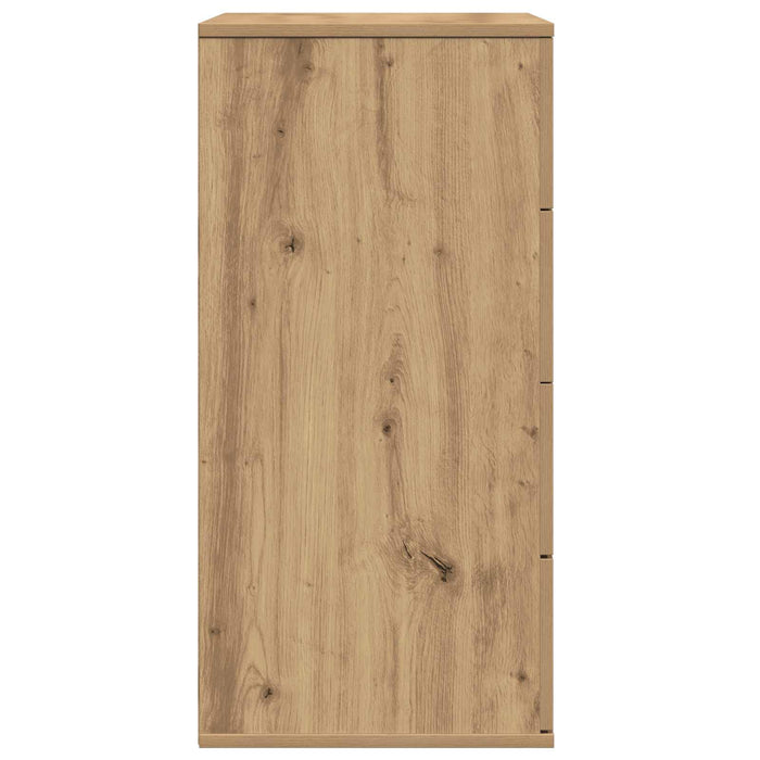 Bufet Stejar Artizanal 60 x 39 x 80 cm Lemn compozit WALTI