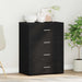 Bufet cu sertar Stejar Negru 60 x 39 x 80 cm Lemn compozit - WALTI WALTI