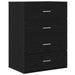 Bufet cu sertar Stejar Negru 60 x 39 x 80 cm Lemn compozit - WALTI WALTI