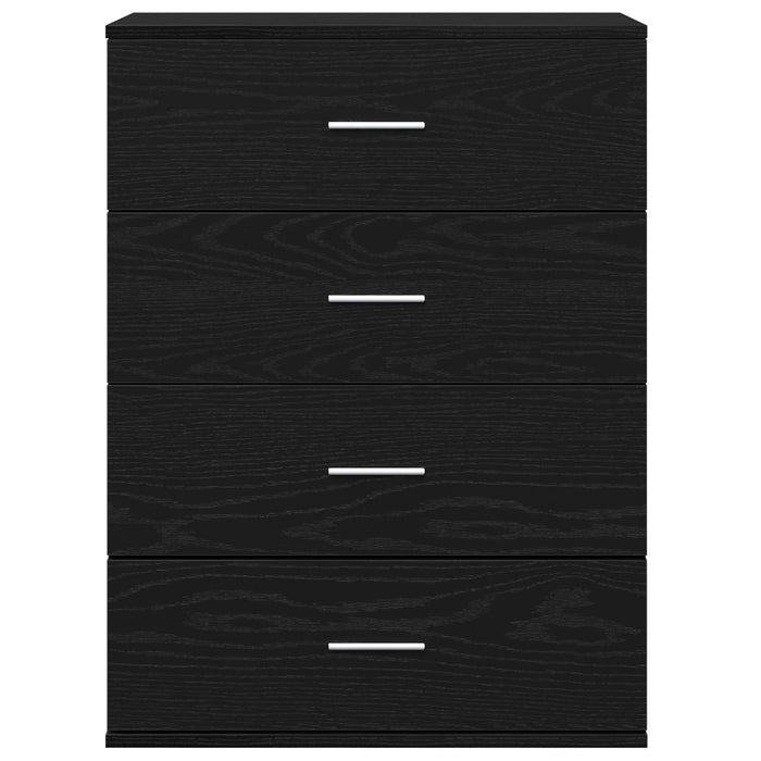 Bufet cu sertar Stejar Negru 60 x 39 x 80 cm Lemn compozit - WALTI WALTI