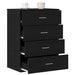Bufet cu sertar Stejar Negru 60 x 39 x 80 cm Lemn compozit - WALTI WALTI