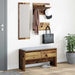 Set mobilier hol cu sertar 4 pcs Lemn vechi Lemn compozit - WALTI WALTI