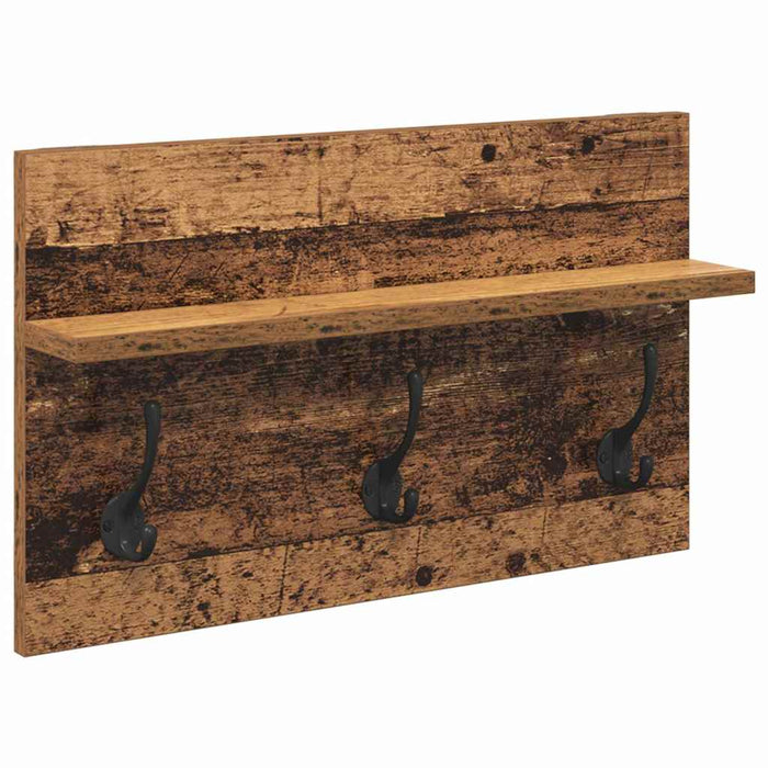 Set mobilier hol cu sertar 4 pcs Lemn vechi Lemn compozit - WALTI WALTI