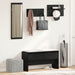 Set mobilier hol cu sertar 4 pcs Stejar Negru Lemn compozit - WALTI WALTI
