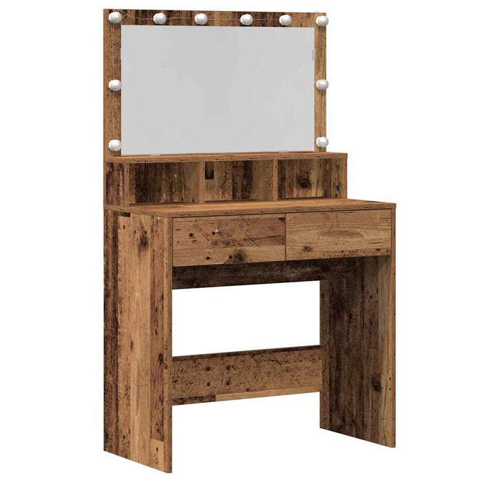 Masă de Machiaj Lemn vechi 80 x 41 x 134,5 cm Lemn compozit - WALTI WALTI