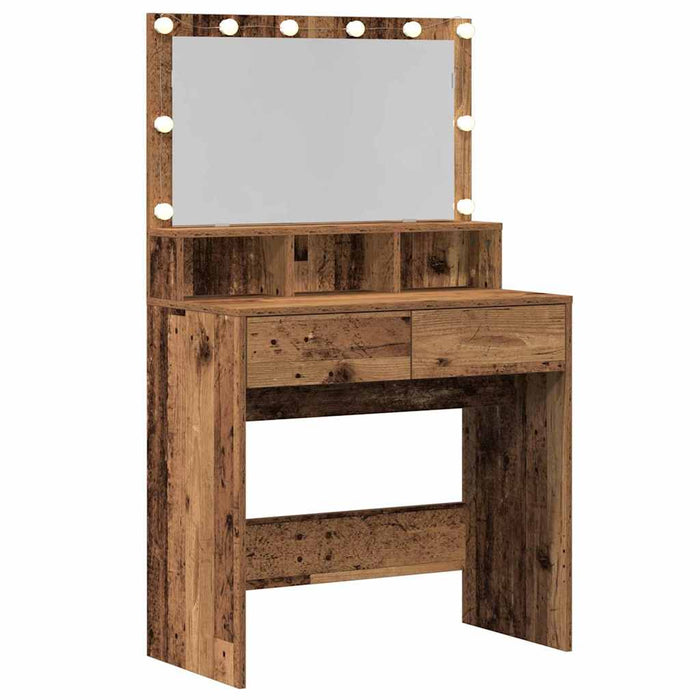 Masă de Machiaj Lemn vechi 80 x 41 x 134,5 cm Lemn compozit - WALTI WALTI