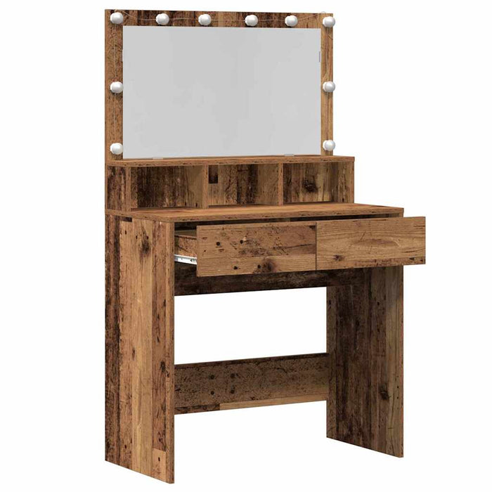 Masă de Machiaj Lemn vechi 80 x 41 x 134,5 cm Lemn compozit - WALTI WALTI
