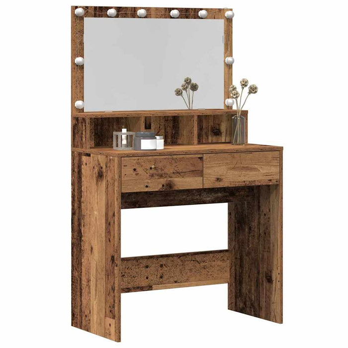 Masă de Machiaj Lemn vechi 80 x 41 x 134,5 cm Lemn compozit - WALTI WALTI