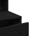 Masă de Machiaj Stejar Negru 80 x 41 x 134,5 cm Lemn compozit - WALTI WALTI