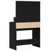 Masă de Machiaj Stejar Negru 80 x 41 x 134,5 cm Lemn compozit - WALTI WALTI