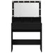 Masă de Machiaj Stejar Negru 80 x 41 x 134,5 cm Lemn compozit - WALTI WALTI