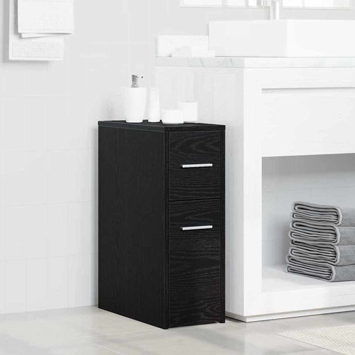 Set de mobilier pentru baie Stejar Negru 22 x 44 x 61.5 cm - WALTI WALTI