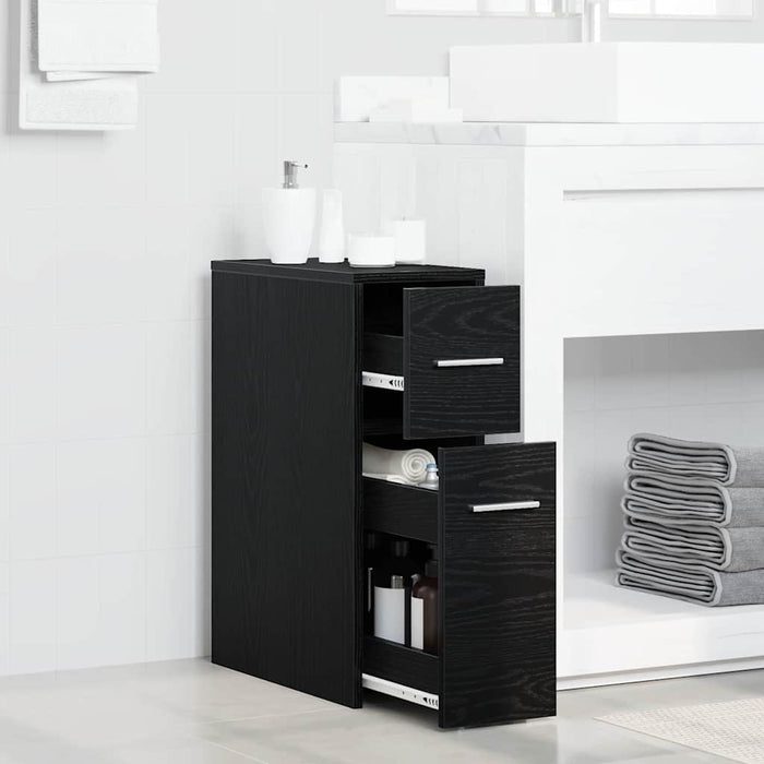 Set de mobilier pentru baie Stejar Negru 22 x 44 x 61.5 cm - WALTI WALTI